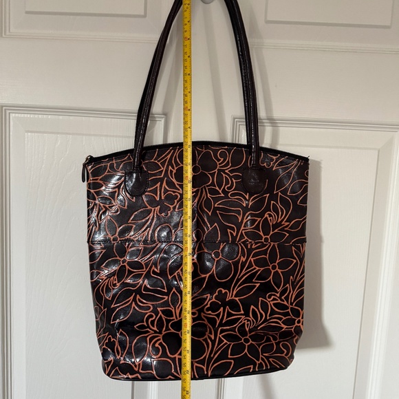 Unique leather tote bag - Picture 4 of 8